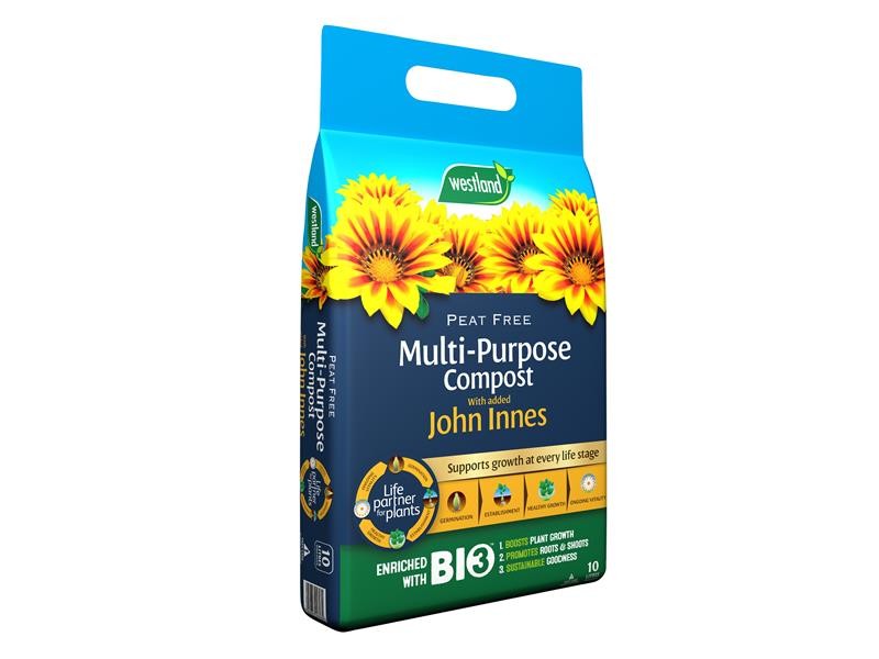 Westland 10L Peat Free Multi-Purpose Compost with John Innes