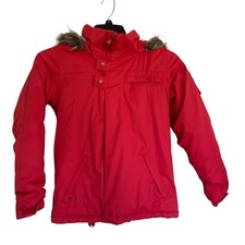 Burton Jacket Girls Medium 10/12 Pink DryRide Waterproof Insulated Snowboard M