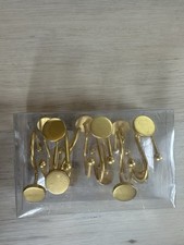 Gold Shower Curtain Hooks, Rustproof Shower Curtain Rings for Bathroom, Metal...