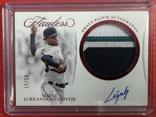 2025 Flawless Jurrangelo Cijntje Draft 4 Color Patch Auto /20 #DPA-JC. Mariners