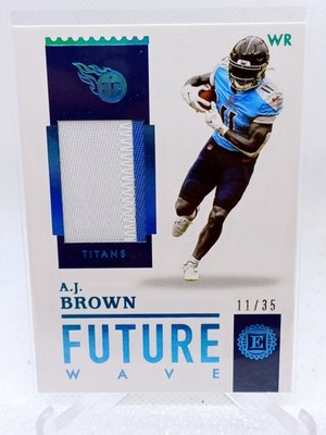 2020 Panini Encased - Future Wave Patch A.J. Brown #FW-23 Sapphire /35 
