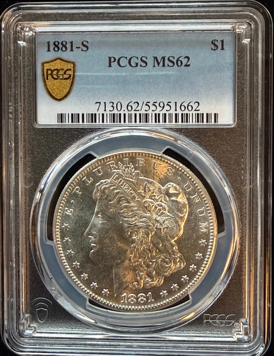 MS 62 Graded 1881 Year Morgan US Dollars (1878-1921) for sale | eBay