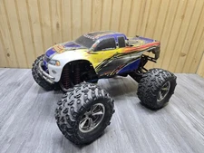 TRAXXAS T-MAXX 3.3 NITRO MONSTER TRUCK ROLLER SLIDER CHASSIS FOR PARTS OR REPAIR