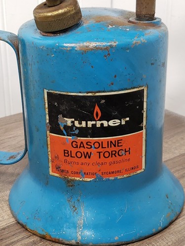 Vintage Turner Gasoline Blow Torch Sycamore Illinois - Picture 2 of 12