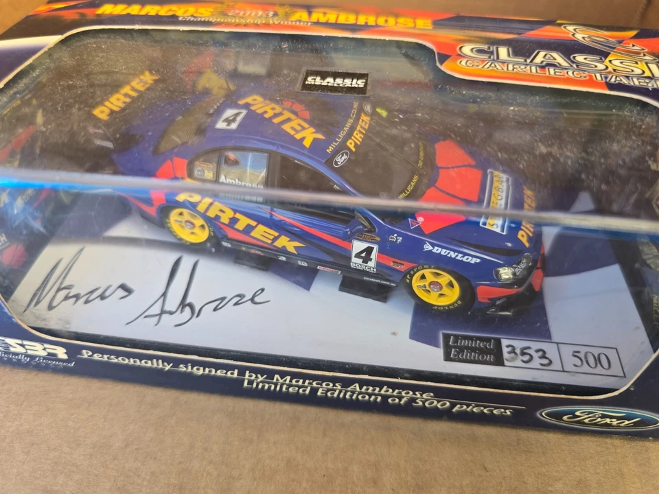 MARCOS AMBROSE 1.43 2003 GANADOR DEL CAMPEONATO PIRTEK FIRMADO PERSONALMENTE LTD Foto 2 de 4