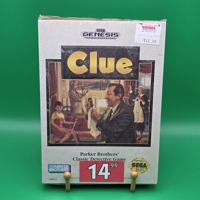 Clue Sega Genesis Game Factory Sealed Brand New