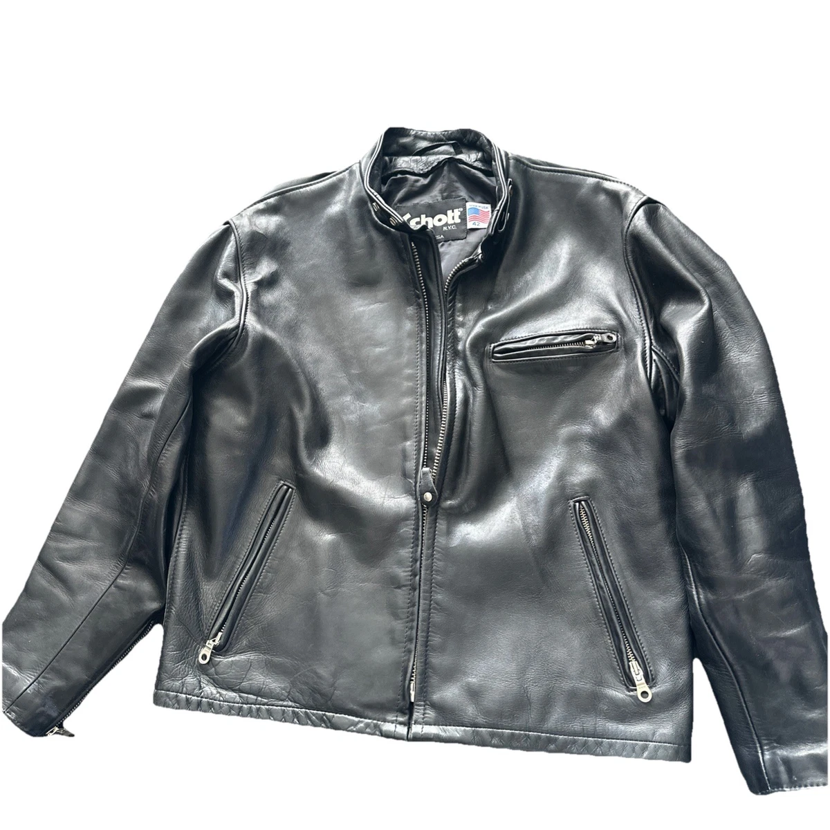 SCHOTT Motorcycle Jackets for Men for Sale - Shop New & Used - eBay