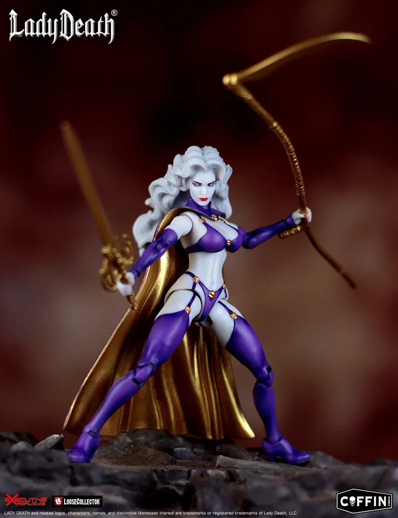 Lady Death: Legacy 6&rdquo; Premium Action Figure - Violet