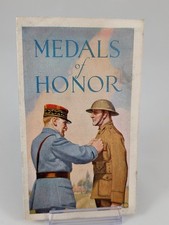 Vintage 1918 Heckers Cereal Medals of Honor Booklet WWI Advertising Ephemera