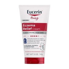 Eucerin Baby Eczema Relief Body Cream, Steroid  5 Ounce Pack of 1 , White