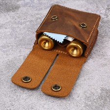 Leather Trumpet Mouthpiece Pouch Case With Belt Loop Gift for Trumpet Player