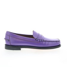 Sebago Classic Dan Pigment Womens Purple Loafers & Slip Ons Penny Shoes