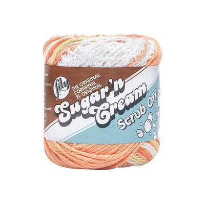 Lily YARN SUGAR & CREAM PAPAYA Orange 
