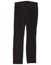 JECKERSON Mens Straight Corduroy Trousers W33 L33 Navy Blue AC24