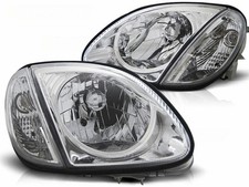 Scheinwerfer Set f&uuml;r Mercedes R170 SLK 04.1996-2004 Facelift Look chrom