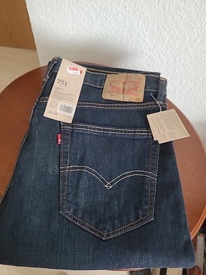 Levis Jeans 751 Regular Stretch W36 L30 blau klassisch sehr guter Zustand PA322