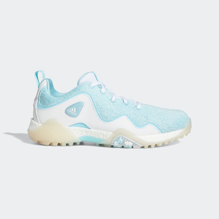 НОВЫЕ женские кроссовки для гольфа Adidas CODECHAOS 21 Primeblue Hazy Sky / White Sz 9,5 М