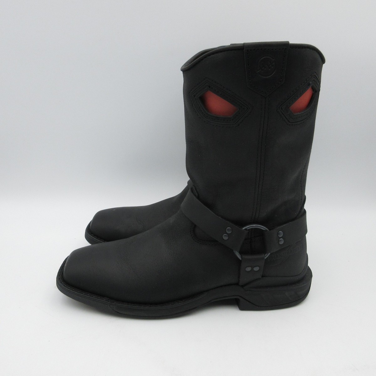 Double-H Longbranch Boots Mens Size 10.5D Black Harness Roper