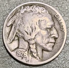 1926 Buffalo nickel, nice original FINE Condition Coin