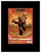 Human Token (7) 7 Token Avacyn Restored Magic: The Gathering Lightly Played
