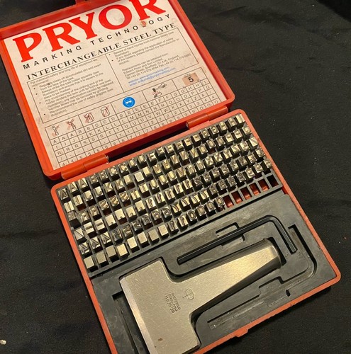 Pryor Marking Technology 1/4 Metal Stamping Kit 