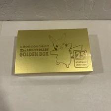 Exclusive Pokemon Japanese 25th Anniversary Golden Box - Without Cards 2021