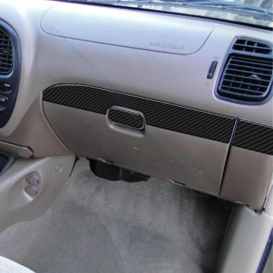 For Toyota Tundra Double Cab 2004-2006 Carbon Fiber Glove Box Panel Cover Trim Foto 4 de 4