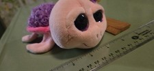 Ty Beanie Boo Rosie The Pink Turtle Stuffed Animal Toy Good Used Condition