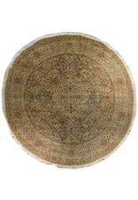 9 x 9 ROUND Handmade Wool Quality Rug Jaipour India GREEN #PIX-15556