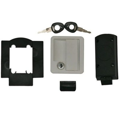 FAP Rectangular Locker Door Lock - White 1070KITAT1728