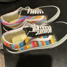 Vans X Sesame Street Old Skool Black/Multi Sneakers Limited-Edition 2023 W5M6.5 