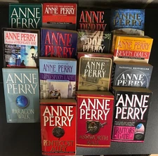 Anne Perry lot of  15 MMPB  includes Seven Dials, Bedford Square, Ashworth Hall