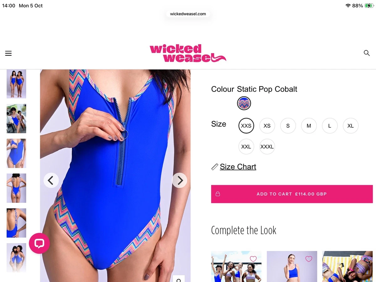 Wicked Weasel Regular Size M One Piece Swimwear for Women for sale