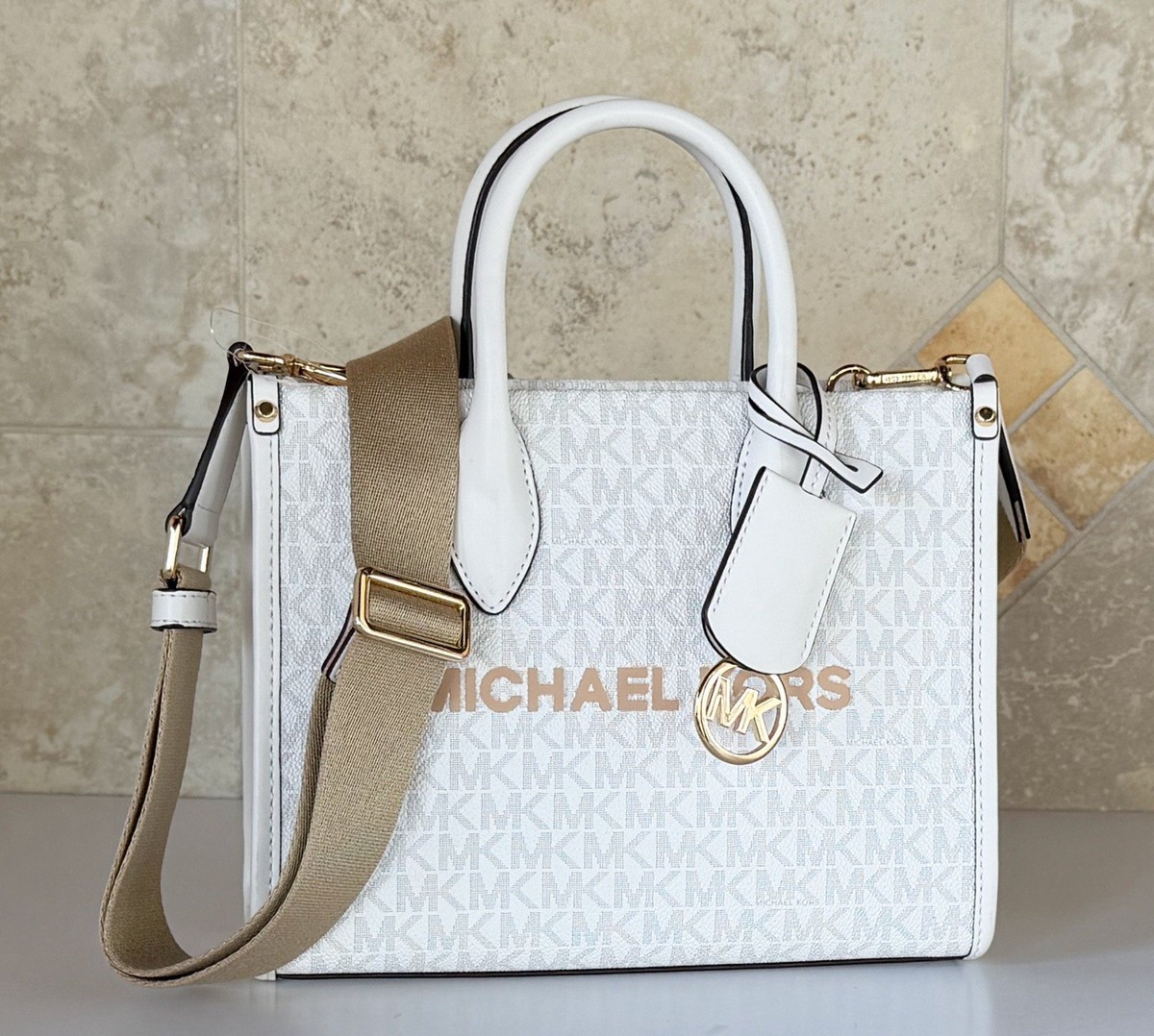 Michael Kors Mirella Small Shopper Tote Satchel Shoulder Bag MK