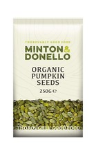 Minton & Donello Organic Pumpkin Seeds 6 x 250g 14.33 per kilo
