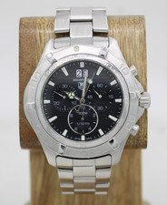 Tag Heuer Aquaracer Chronograph 43mm Black Date Dial Dive Watch CAF101E