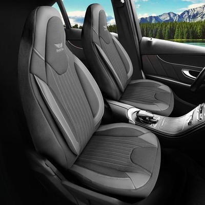 Autositzbezüge Schonbezüge passend für Land Range Rover Velar Grau 718L50