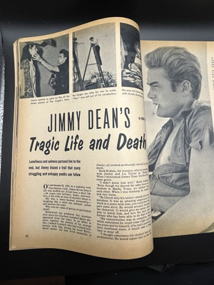 #ad #ad Vintage May 1956 MOVIE PLAY Magazine AVA GARDNER Cover JAMES DEAN Tragic Story $25.00