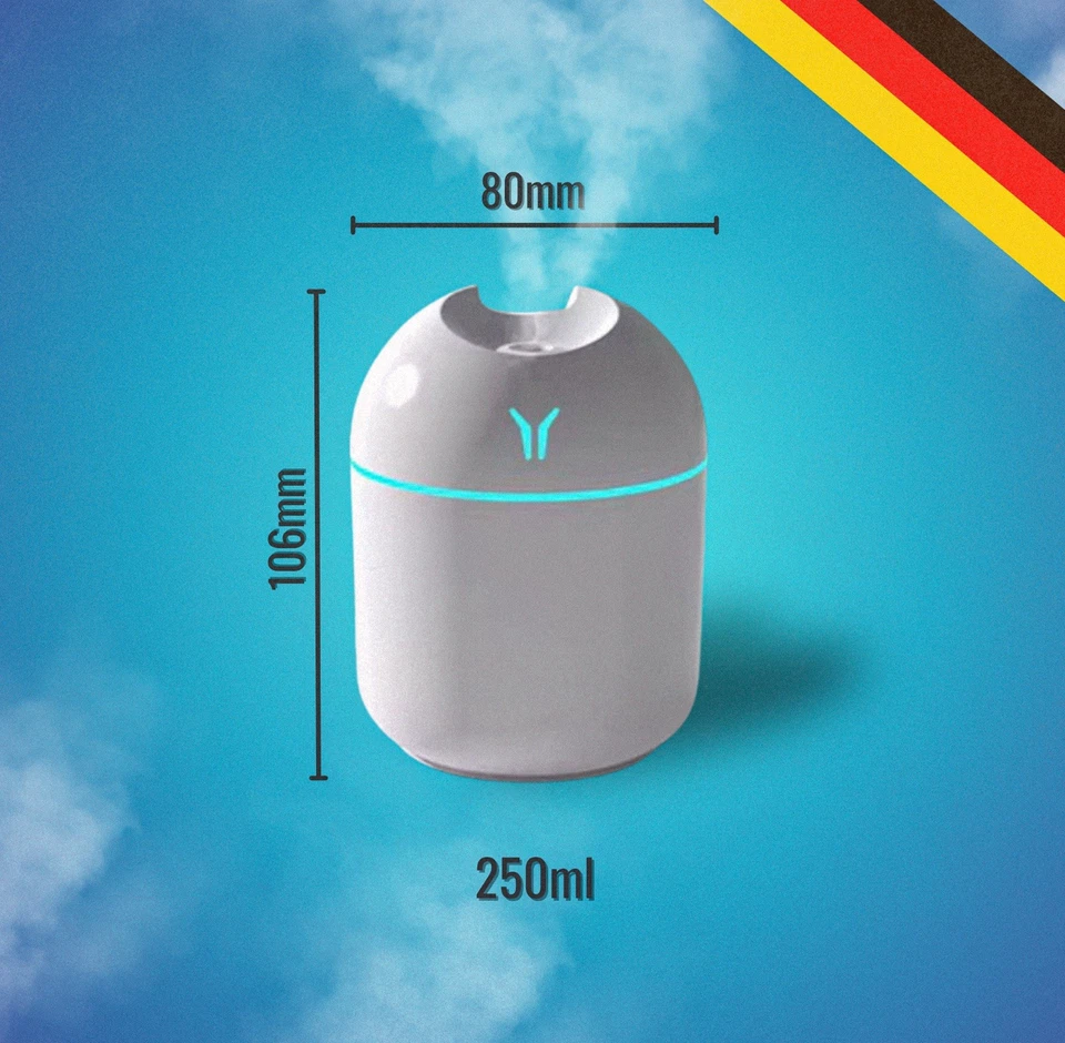 USB Luftbefeuchter SET (Diffusor) für Aroma Ätherisches Öl - Bild 2 von 4