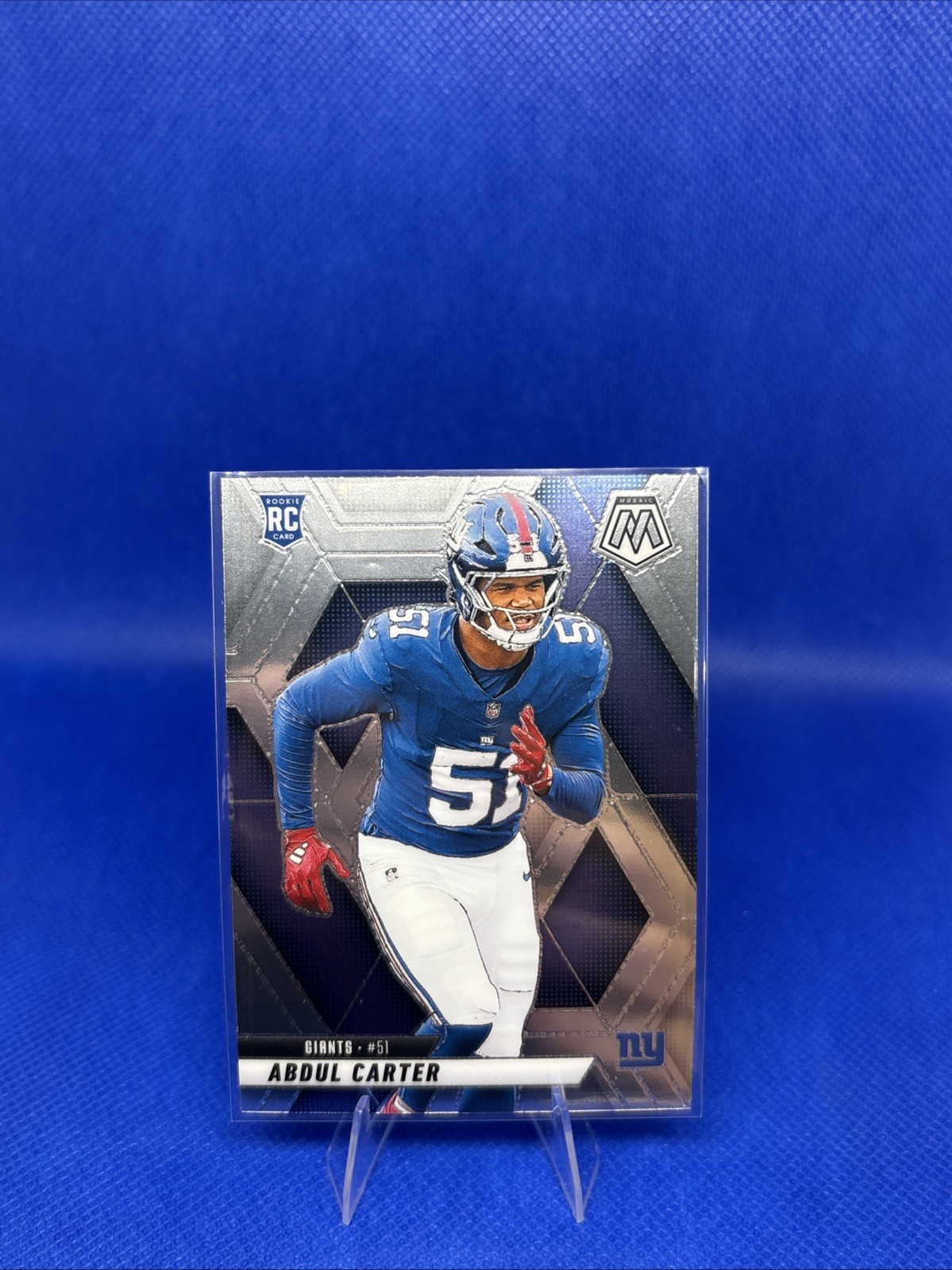 2025 Abdul Carter (RC) #317 - Mosaic Silver