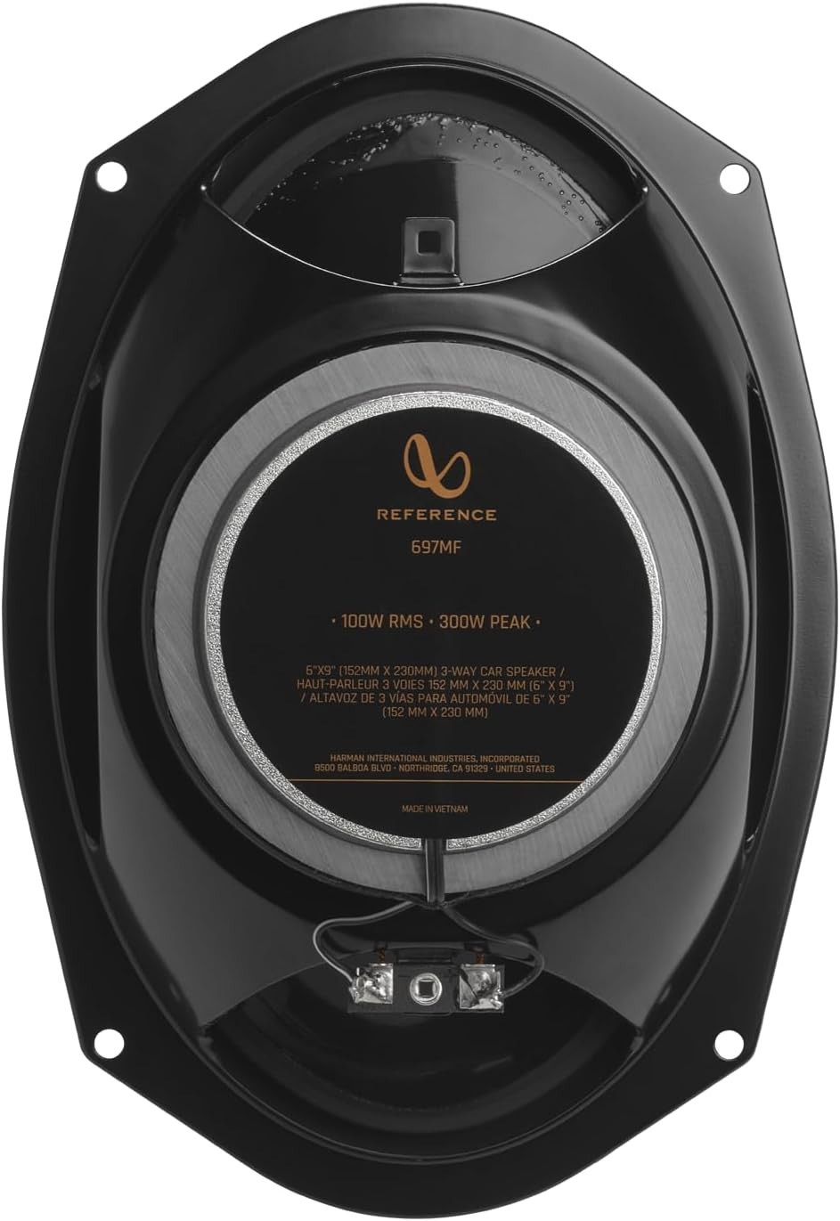 Infinity REFERENCE Series REF-697F  6x9" Coaxial Car Audio Speakers, 1 Pair