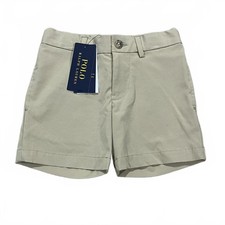NWT Polo Ralph Lauren Boys Khaki Performance Chino Shorts Size 2