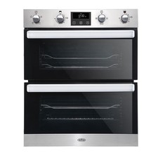 Belling 70cm Built Under Electric Double Oven Stainless Steel BI702FPCT Grade C