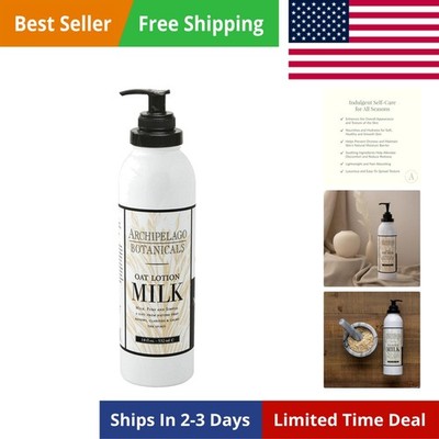 Oat Milk Lotion, Nurturing and Soothing Daily Moisturizer for Dry or Sensitiv...