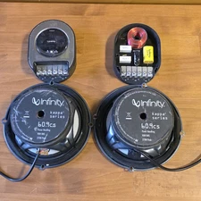 🔊 Infinity KAPPA 60.9cs Car Speakers 6.5” Woofers + Pair of 10.9t Crosovers.