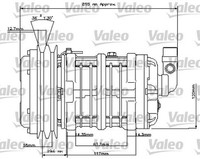 Valeo 815842 Kompressor, Klimaanlage