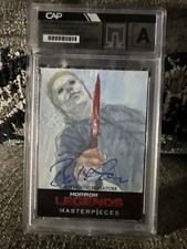 2025 Horror Legends Sketch Card 1/1 Auto Brad Lorre Art By Quirante