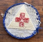 Original WW2 Vintage US CIVIL DEFENSE NURSES AIDE PATCH Twill — photo 2