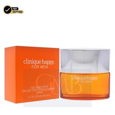 Clinique Happy for Men Cologne Spray 1.7 oz 50 ml Cologne for Men New in Box