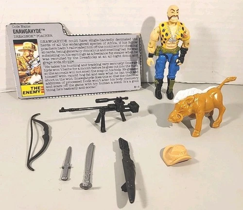 1989 Hasbro G.I.Joe Gnawgahyde ARAH Complete